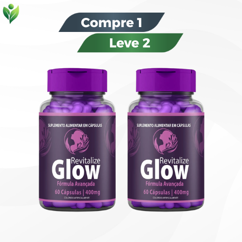 Revitalize Glow - Suplemento para Pele, Cabelos e Unhas / Promoção Compre 1 Leve 2 + Frete Grátis