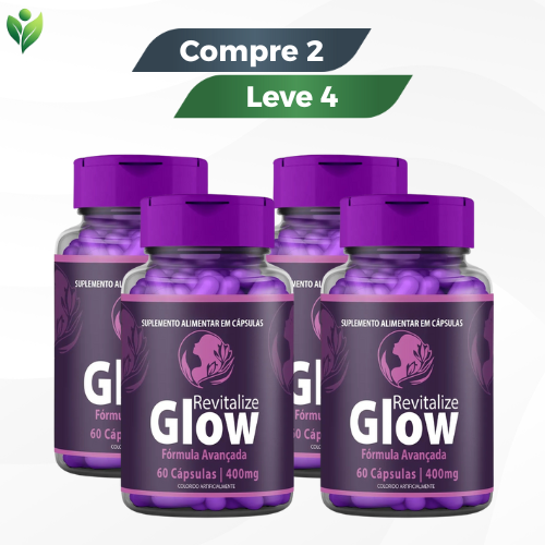 Revitalize Glow - Suplemento para Pele, Cabelos e Unhas / Promoção Compre 1 Leve 2 + Frete Grátis